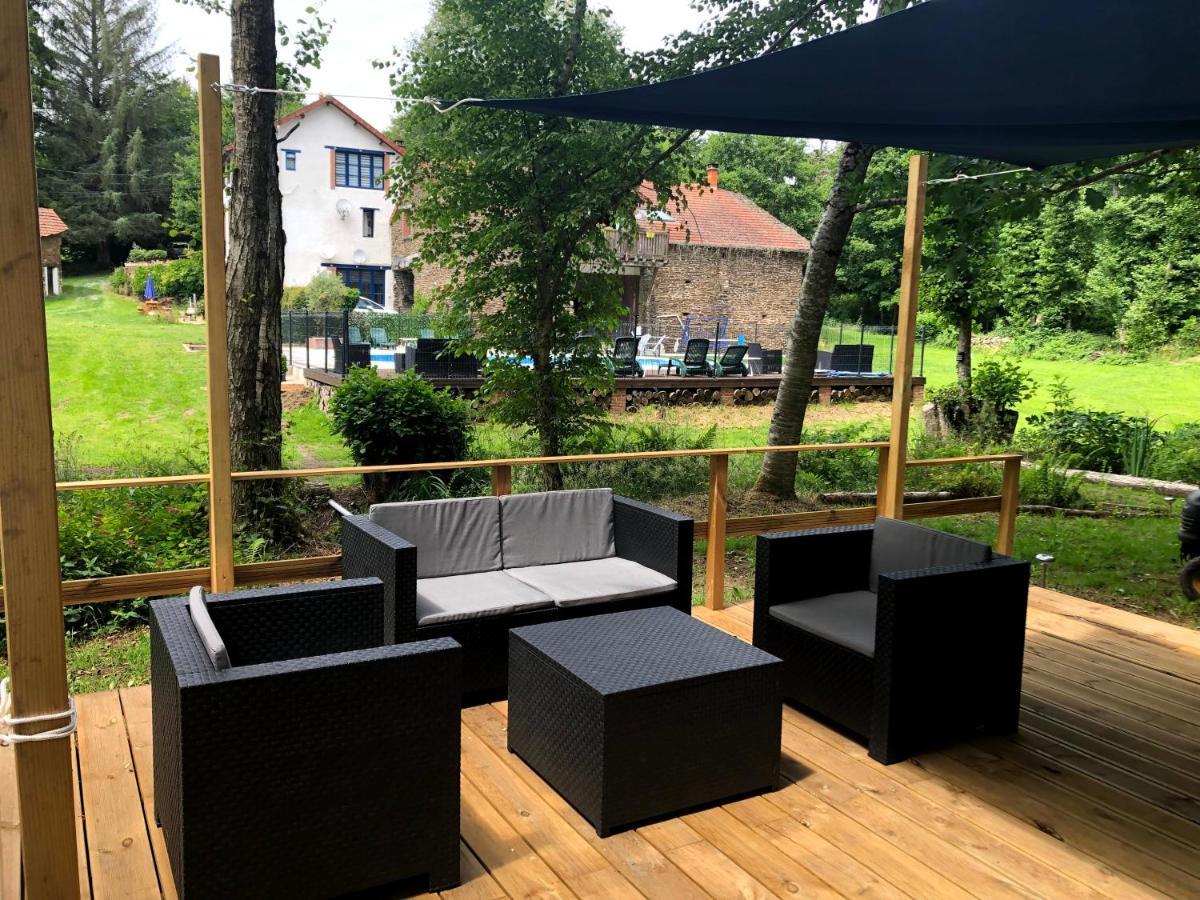 ホテル Luxury Glamping @Moulin Des Forges Moutier-Malcard エクステリア 写真